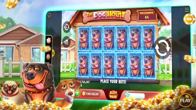 Sảnh casino trực tuyến sôi động